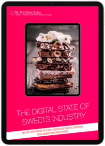 The Digital State of Sweets Industry - Wo die Süssware bei Digitalisierung und Direktvertrieb im DACH-Raum steht | Neuer Branchenreport | Studie | Marktforschung | Analyse | Benchmarking | vom führenden E-Food / E-Grocery / Online-Süsswarenexperten im DACH Raum Dr. Matthias Schu
